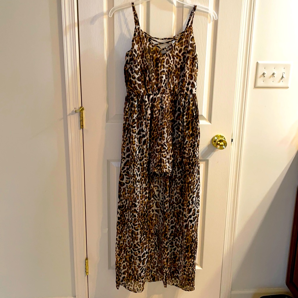 Brand New Tiger Print 2 Pieces Dress